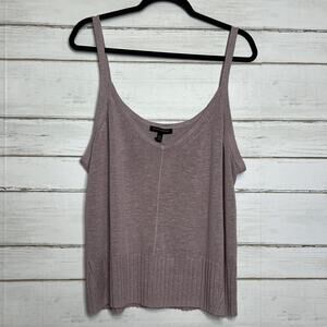 Banana Republic Knit Tank Top Mauve Plus Size XXL